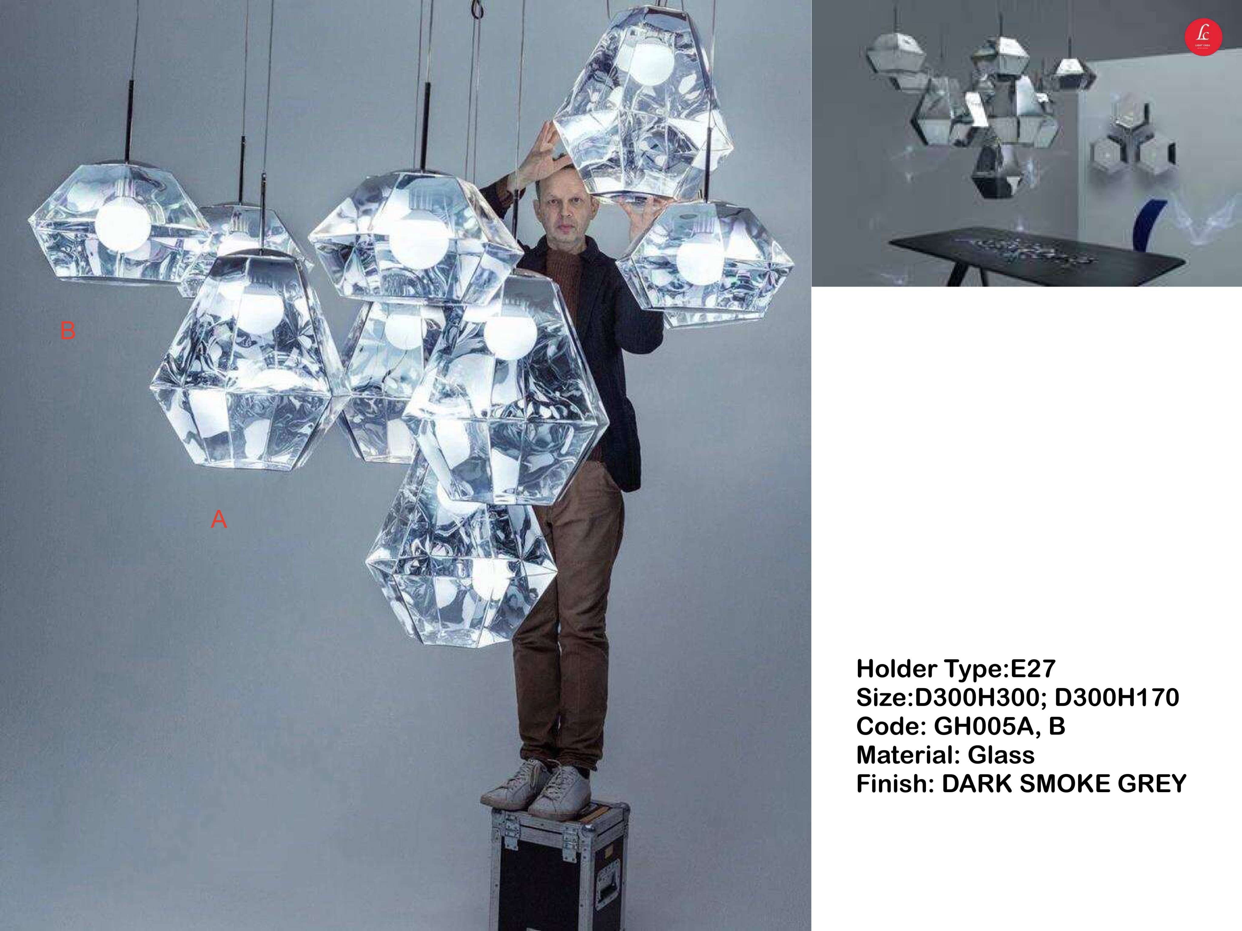 Beyond Lights - Glass Pendant Light- LCHL